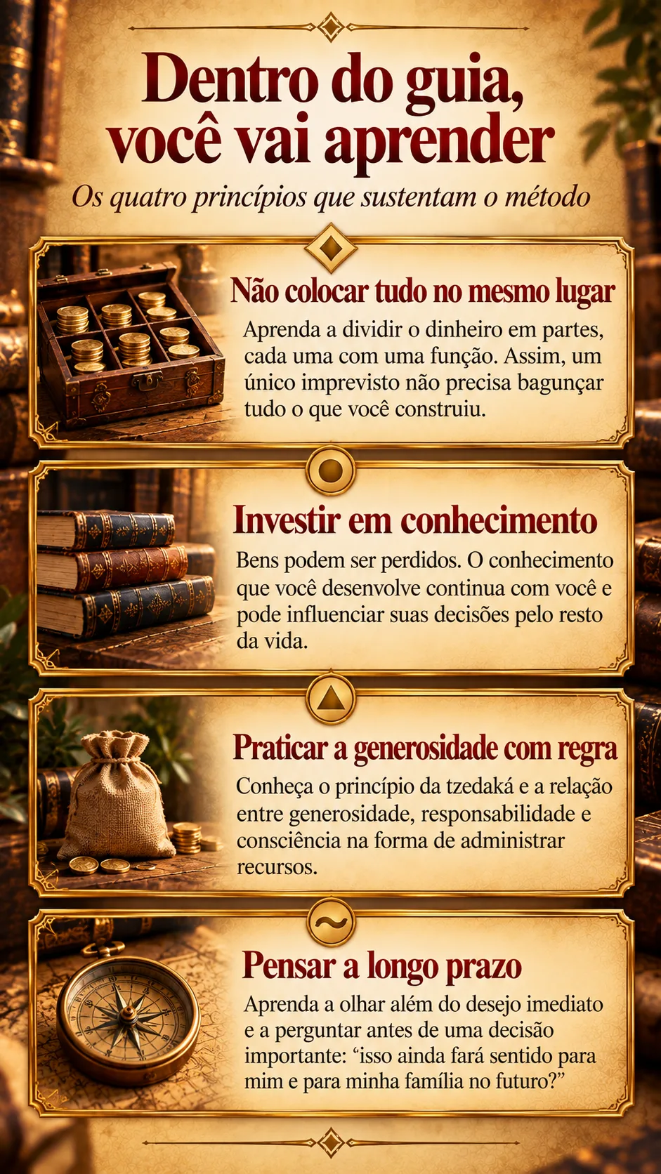 Dentro do guia você vai aprender